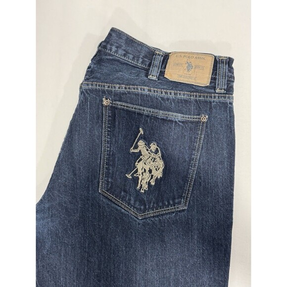 Polo Assn Embroidered Baggy Denim Jeans Size 40x30 - Picture 6 of 6